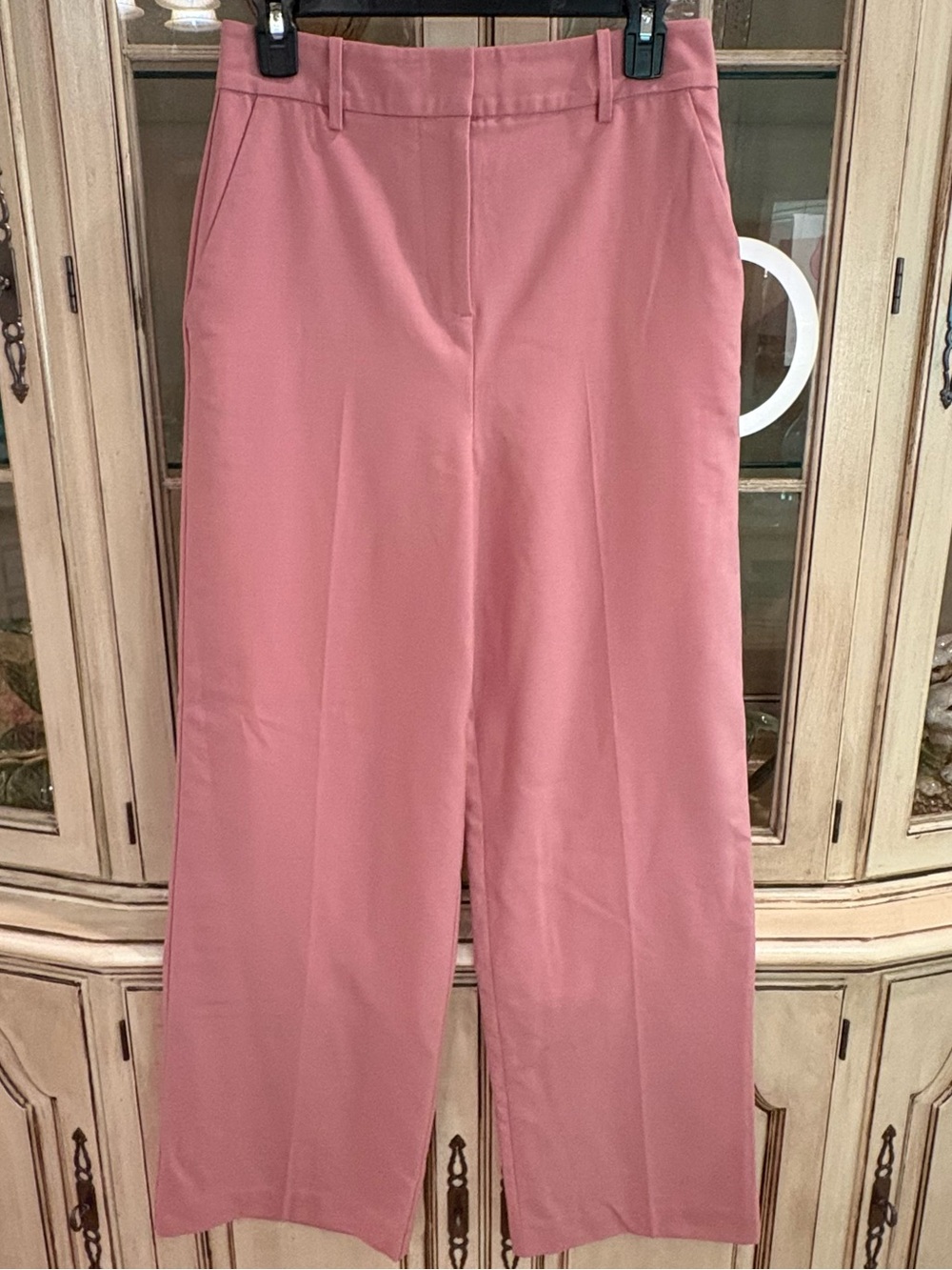 Boden Wide-Leg Trousers in Rose Pink - Picture 1 of 7